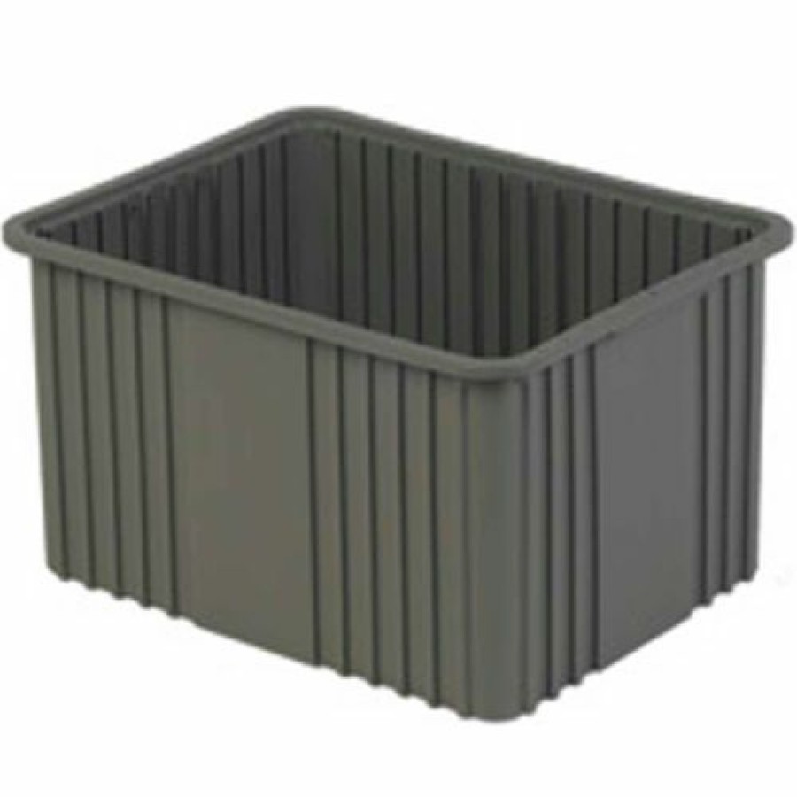 Containers & Organizers * | Lewisbins Divider Box Ndc3120 22.4" X 17.4" X 12", Gray Pkg Qty 3