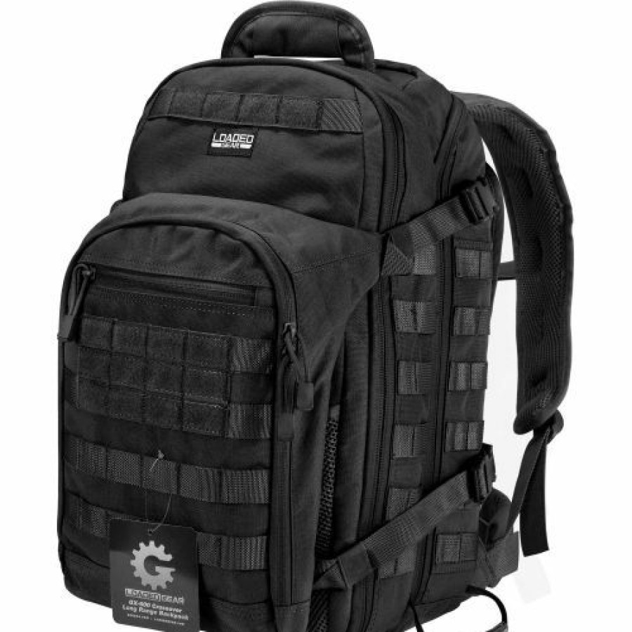 Containers & Organizers * | Barska Bi12598 Loaded Gear Gx-600 Crossover Long Range Tactical Backpack, Black