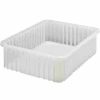 Containers & Organizers * | Global Industrial Clear-View Dividable Grid Container Dg93060Cl 22-1/2 X 17-1/2 X 6 Pkg Qty 3