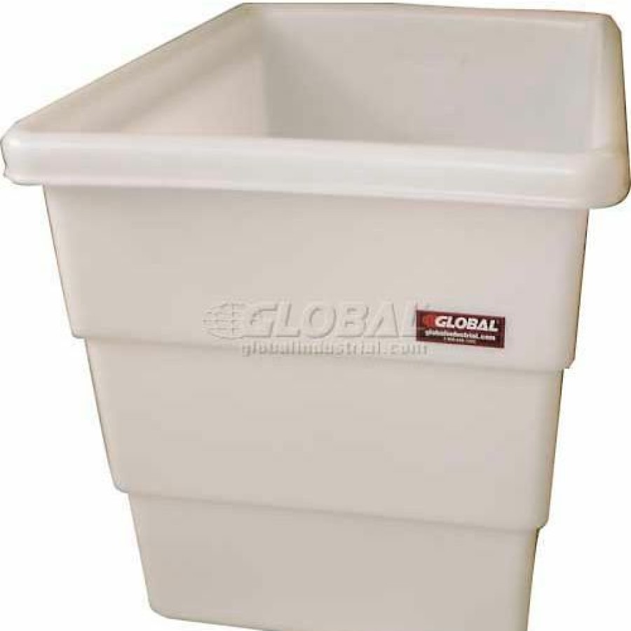 Containers & Organizers * | Dandux Fda Approved Plastic Bulk Container, Step Wall, 14 Bushel, Natural