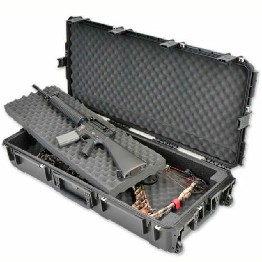 Containers & Organizers * | Skb Corporation Skb Iseries Double Bow Case 3I-4217-Db-M Military Green, Watertight, 45-1/8"L X 19-7/16"W