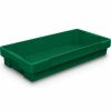 Containers & Organizers * | United Visual Products Plastic Utility Tray Dark Green 26" L X 12-1/2" W X 4-1/2 H Pkg Qty 5