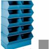 Containers & Organizers * | Stackbin 3-3Sbgy 6" High Section Bases For 37"W X 18-3/4"D Bins, Gray