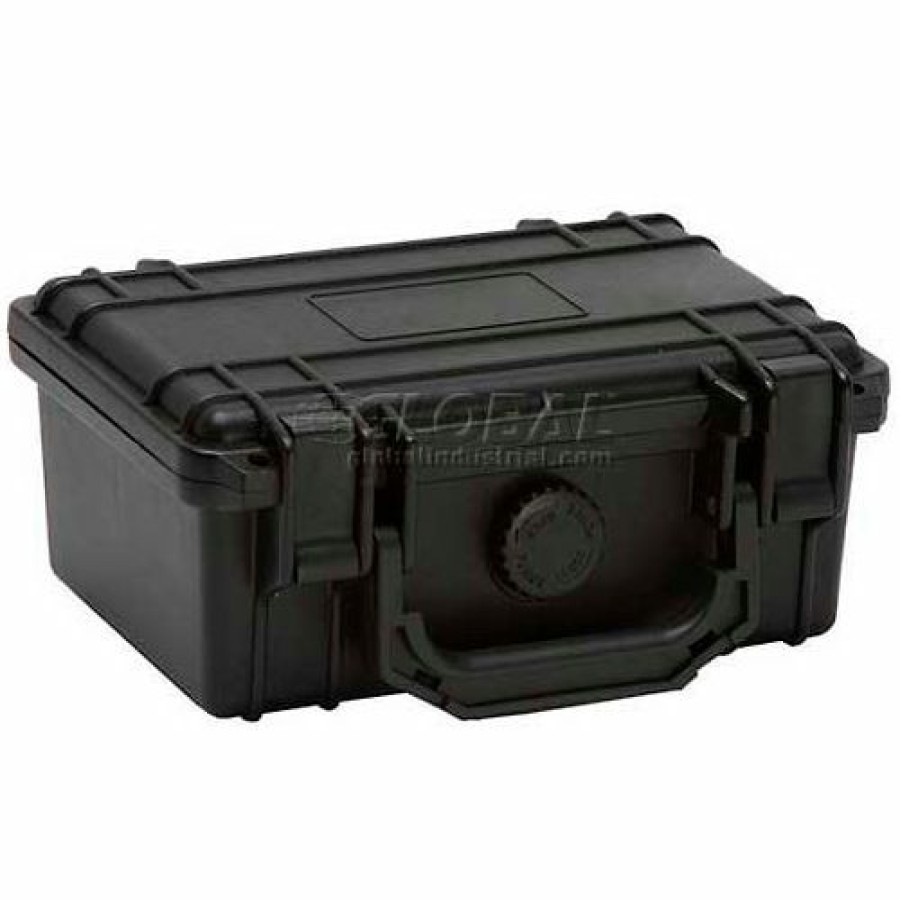 Containers & Organizers * | Tz Case Cape Buffalo Waterproof Utility Cases, Small Case, 8-1/2"L X 6-1/2"W X 3"H, Black