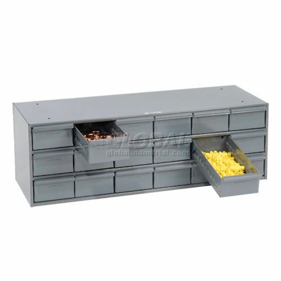 Containers & Organizers * | Durham Mfg. Durham Steel Storage Parts Drawer Cabinet 005-95 18 Drawers