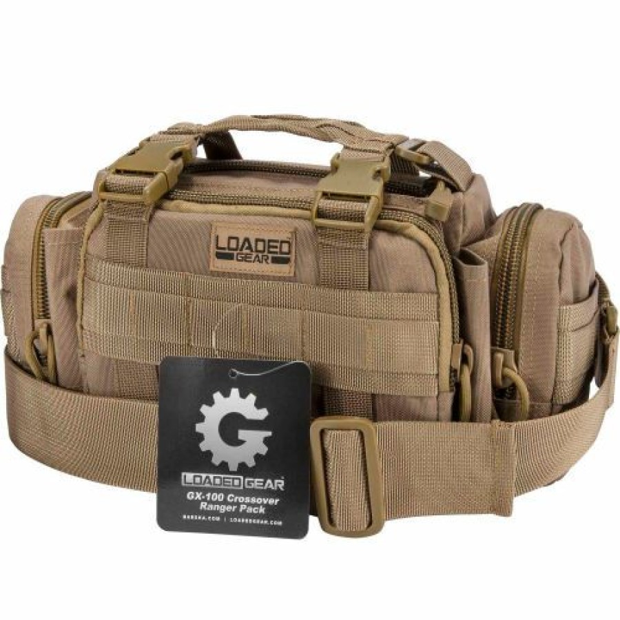 Containers & Organizers * | Barska Bi12608 Loaded Gear Gx-100 Crossover Ranger Pack, Tan