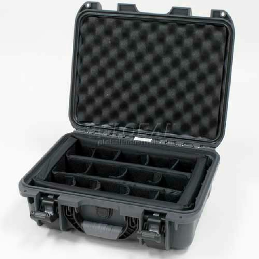 Containers & Organizers * | Nanuk 920 Case W/Padded Divider, 16-11/16"L X 13-3/8"W X 6-13/16"H, Graphite