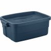 Containers & Organizers * | Rubbermaid Roughneck Tote 10 Gallon 18"L X 12"W X 8-1/2"H Dark Indigo Metallic Pkg Qty 8