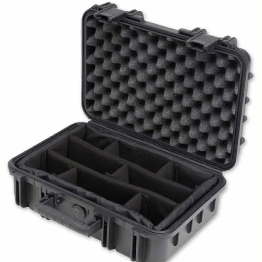 Containers & Organizers * | Skb Corporation Skb Iseries Waterproof Utility Case 3I-1610-5B-D W/Padded Dividers Watertight, 17-3/16"L X 12-3/16"W