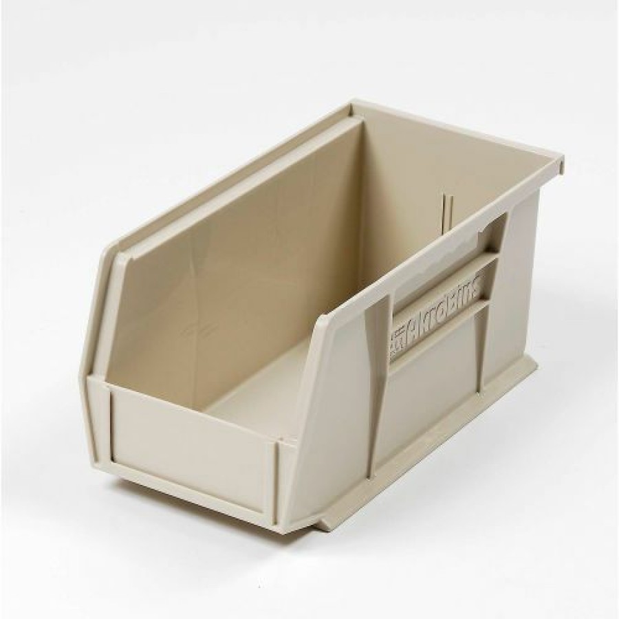 Containers & Organizers * | Akro-Mils Akrobin Plastic Stack & Hang Bin, 5-1/2"W X 10-7/8"D X 5"H, Stone Pkg Qty 12