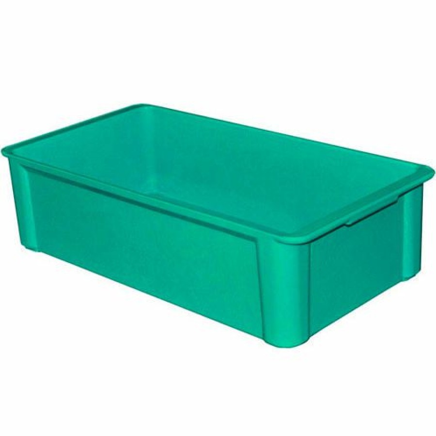 Containers & Organizers * | Mfg Tray Molded Fiberglass Toteline Stacking Tote 808308 22-3/8"L X 12"W X 6"H, Green