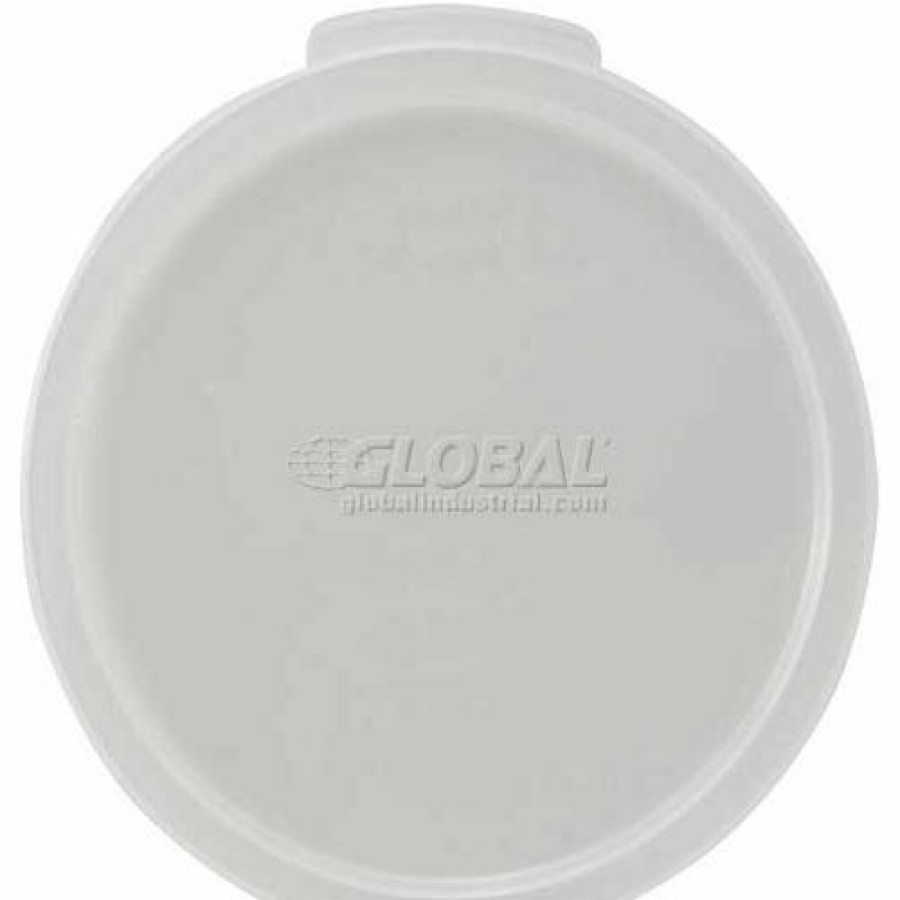 Containers & Organizers * | Winco Pprc-68C Pp Round Cover, Polypropelyne, Translucent Pkg Qty 12