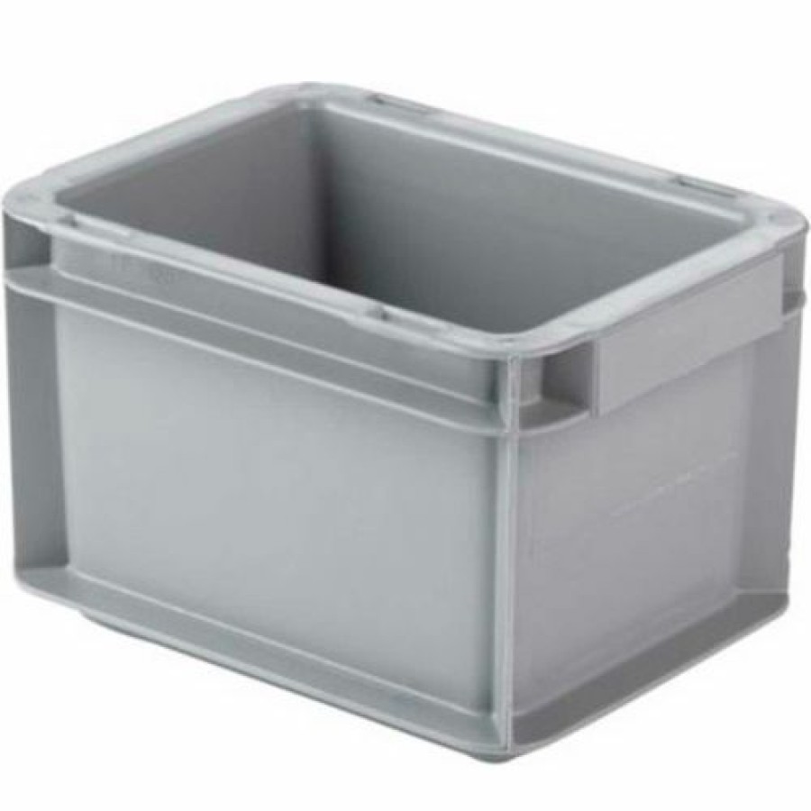 Containers & Organizers * | Ssi Schaefer Euro-Fix Solid Container Ef2120 8" X 6" X 5", Gray