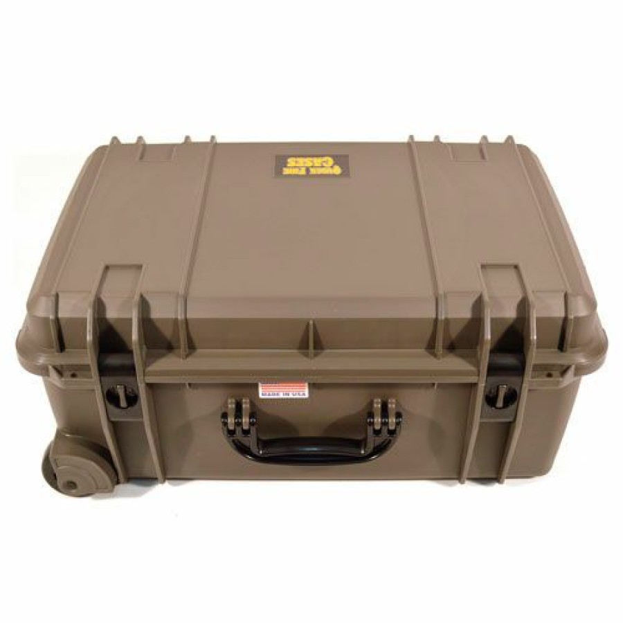 Containers & Organizers * | Quick Fire Cases Quick Fire Pistol Case Qf920Grl Watertight, 4 Pistol Capacity, 20-1/8"X16-1/8"X10-1/8" Gray