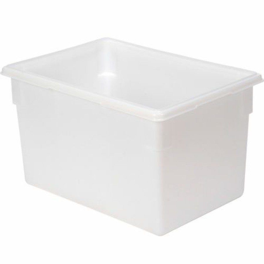 Containers & Organizers * | Rubbermaid 3501-00 White Plastic Box 21.5 Gallon 18 X 26 X 15 Pkg Qty 6