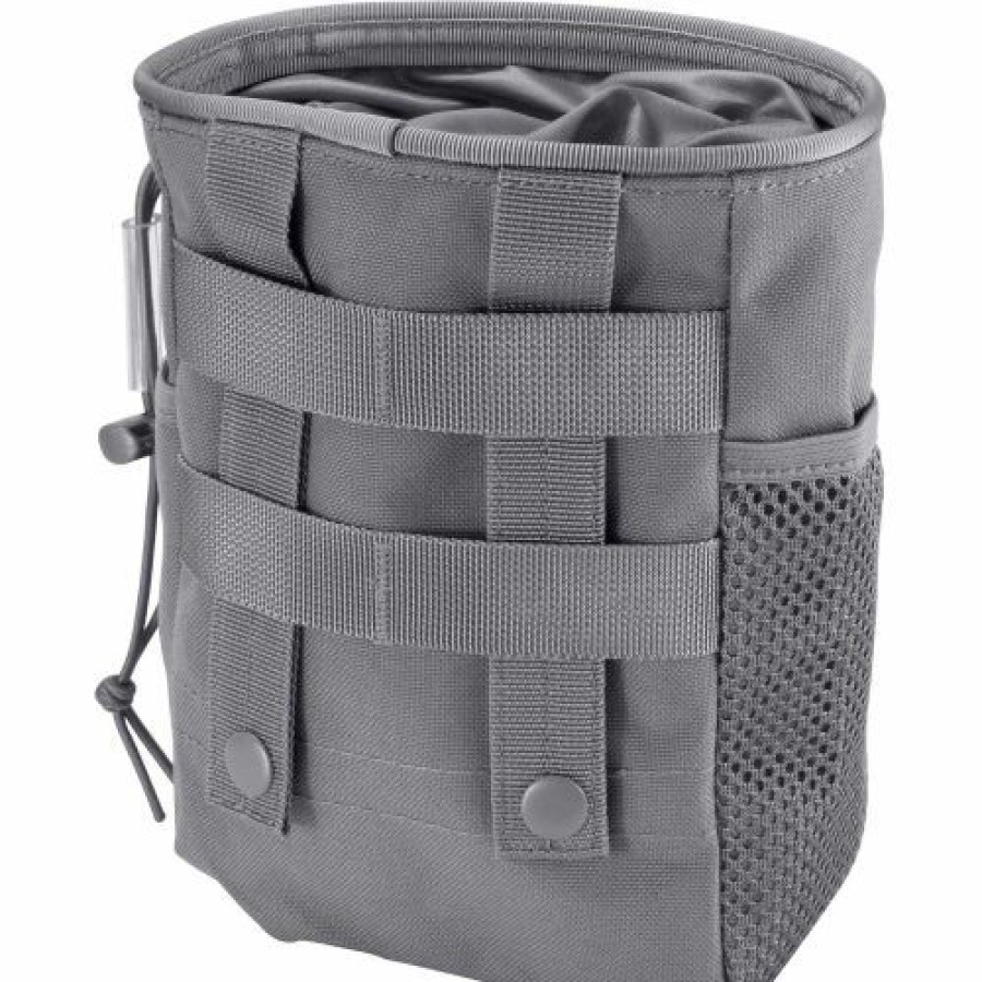 Containers & Organizers * | Barska Bi12628 Loaded Gear Cx-700 Drawstring Dump Pouch, Gray