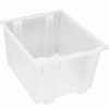 Containers & Organizers * | Quantum Storage Systems Quantam Storage Genuine Stack & Nest Tote Clear, 23-1/2"L X 19-1/2"W X 13"H, Polyprolylene Pkg Qty 3