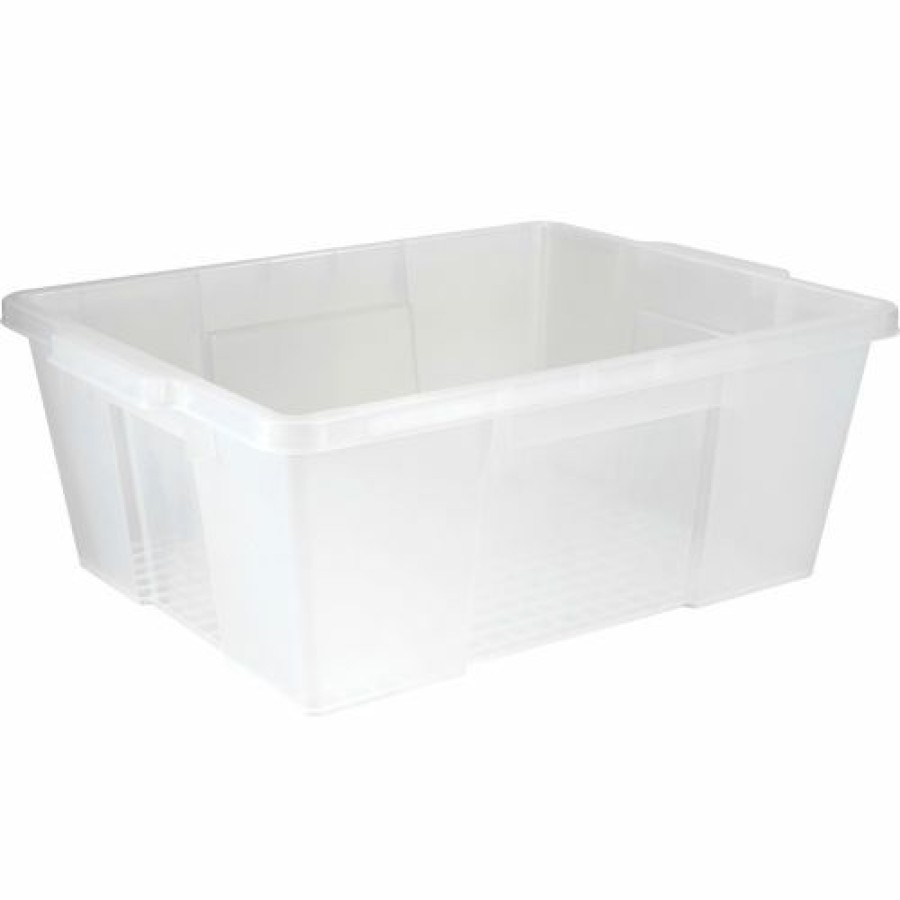 Containers & Organizers * | Quantum Storage Systems Quantum Heavy-Duty Latch Container Lc191507-Cl 21"L X 15-7/8"W X 7-3/4"H Clear Pkg Qty 6