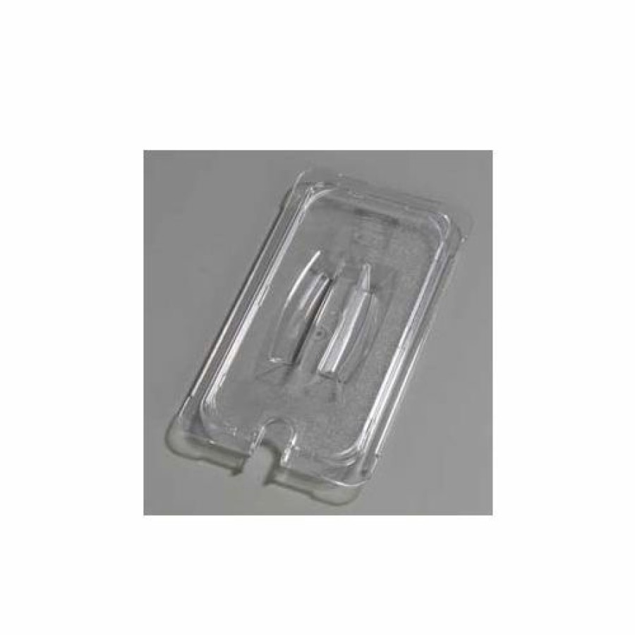 Containers & Organizers * | Carlisle 10271U07 Topnotch Universal Handled Notched Lid 12-3/4" X 7", Clear Pkg Qty 6