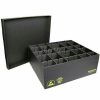 Containers & Organizers * | Protektive Pak 38824 Esd In-Plant Handler Adj. Dividers & Lid, 5 Cells, Cell Size 8 X 15-3/4 X 3-1/2 Pkg Qty 5