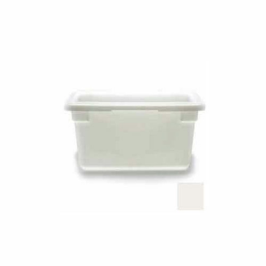 Containers & Organizers * | Cambro 12189P148 Food Storage Container, 12X18X9, 4.75 Gallon Capacity, Natural White Pkg Qty 6