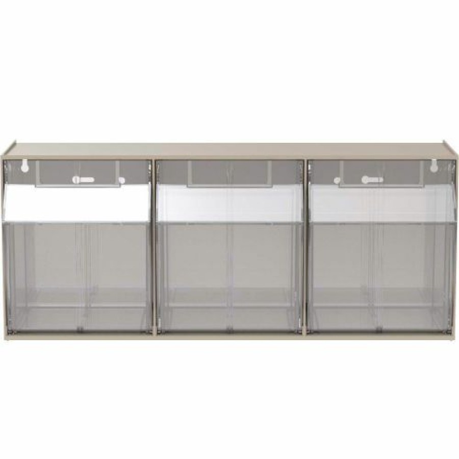 Containers & Organizers * | Akro-Mils Tiltview 3 Bin 06703 23-5/8"W X 7-13/16"D X 9-13/32"H