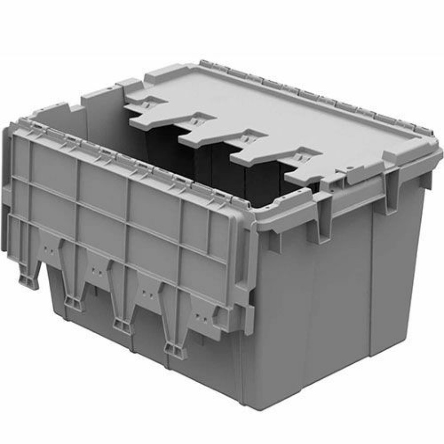 Containers & Organizers * | Akro-Mils Buckhorn Attached Lid Container Ac2115120201000 21-1/2 15-1/4 12-1/2 Pkg Qty 6