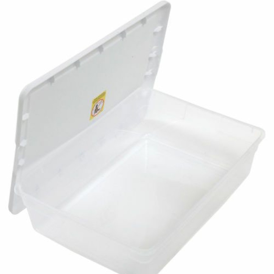 Containers & Organizers * | Sterilite 16558010 Clear Storage Tote With Lid 28 Quart 23 16-1/4 6 Pkg Qty 10