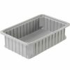 Containers & Organizers * | Dandux Dividable Stackable Plastic Box 50P0110034 11"L X 8"W X 3-1/2"H, Gray