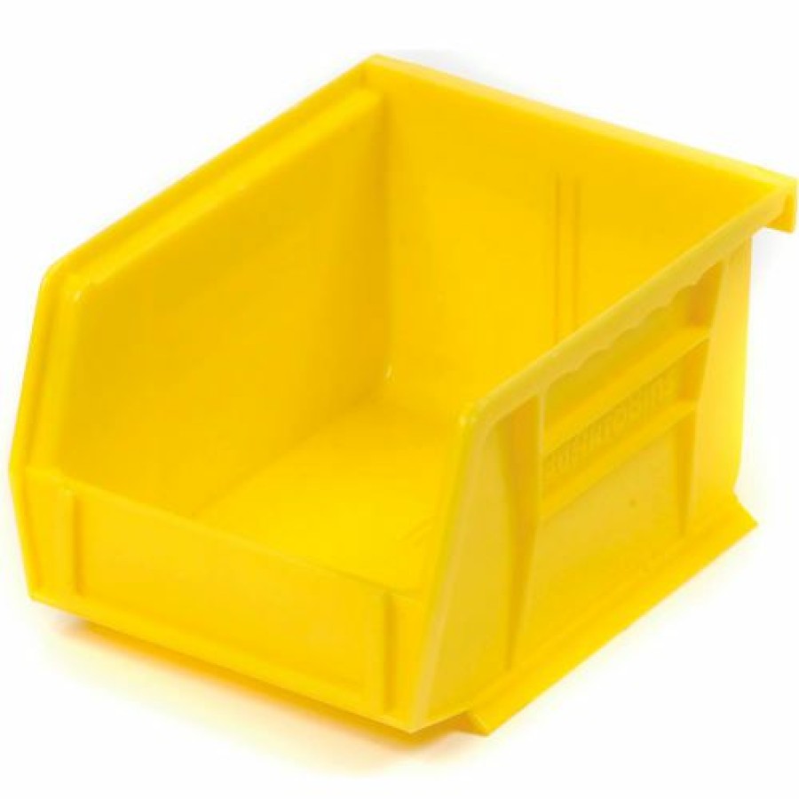 Containers & Organizers * | Akro-Mils Akrobin Plastic Stacking Bin, 4-1/8"W X 5-3/8"D X 3"H, Yellow Pkg Qty 24