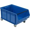 Containers & Organizers * | Quantum Storage Systems Quantum Mobile Magnum Plastic Stacking Bin, 18"W X 28" D X 15"H, Blue