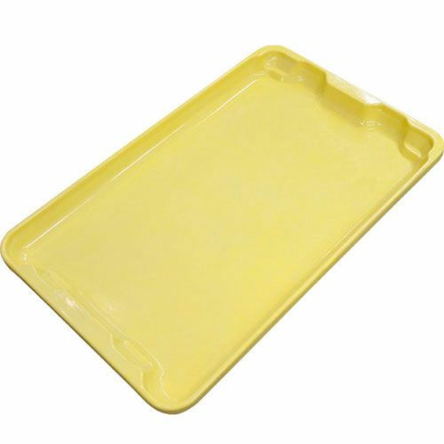 Liquid Storage Tanks * | Mfg Tray Molded Fiberglass Toteline Nest And Stack Lid 780318 19-3/4" X 12-1/2", Yellow Pkg Qty 12