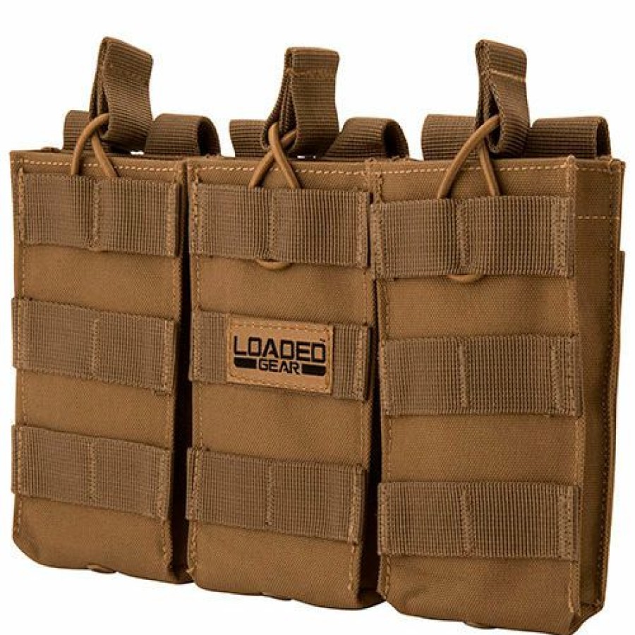 Containers & Organizers * | Barska Loaded Gear Cx-200 Triple Magazine Pouch Bi12298 Dark Earth