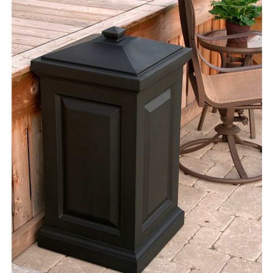 Containers & Organizers * | Mayne Berkshire Outdoor Storage Box 4835-B 20"L X 20"W X 37-3/4"H, Black