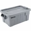 Containers & Organizers * | Rubbermaid 14 Gallon Brute Tote With Lid Fg9S3000Gray 27-1/2 X 16-3/4 X 10-3/4 Gray Pkg Qty 6