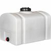 Containers & Organizers * | Romotech 26 Gallon Plastic Storage Tank 82123899 Domed With Flat Bottom