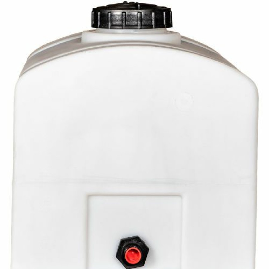 Containers & Organizers * | Romotech 26 Gallon Plastic Storage Tank 82123899 Domed With Flat Bottom