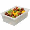 Containers & Organizers * | Rubbermaid 3500-00 White Plastic Box 12.5 Gallon 18 X 26 X 9 Pkg Qty 6