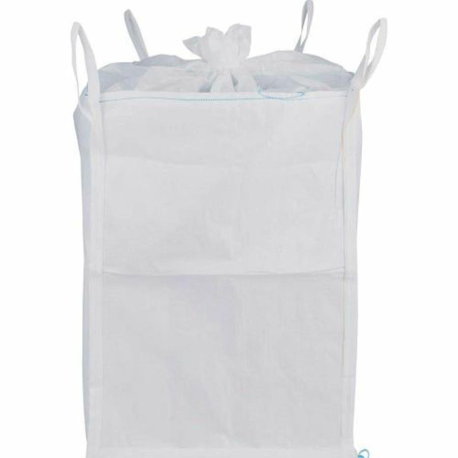 Containers & Organizers * | Shoptough Commercial Fibc Bulk Bags Duffel Top, Spout Bottom 4000 Lbs Coated Pp, 35 X 35 X 50 Pack Of 1