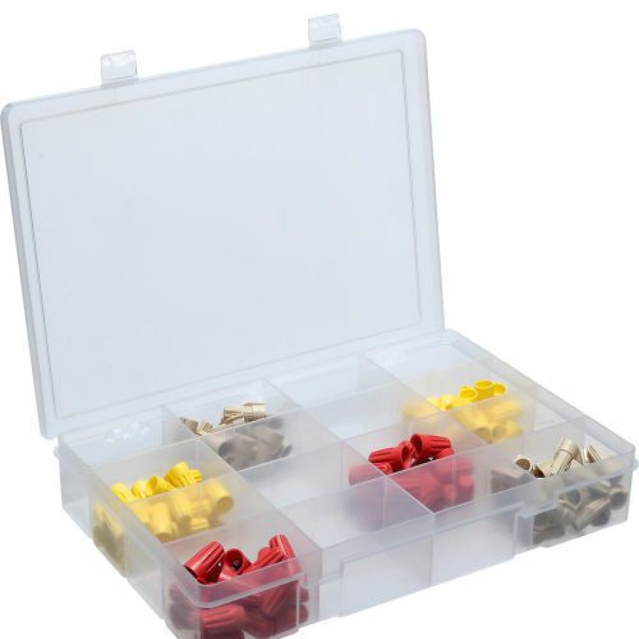 Containers & Organizers * | Durham Mfg. Durham Large Plastic Compartment Box Lp16-Clear 16 Compartments, 13-1/8X9X2-5/16 Pkg Qty 5