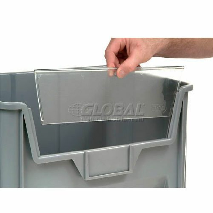 Containers & Organizers * | Clear Window Wgh700 For Hopper Bins Qgh700 Price Per Carton Of 3