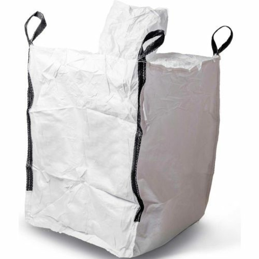 Containers & Organizers * | Shoptough Commercial Fibc Bulk Bags Spout Top, Spout Bottom 3000 Lbs Uncoated Pp, 35 X 35 X 70 Pack Of 1