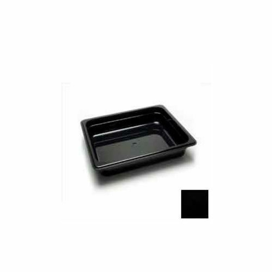 Containers & Organizers * | Cambro 22Cw110 Camwear Food Pan, 1/2 Size, 2-1/2" Deep, Polycarbonate, Black, Nsf Pkg Qty 6