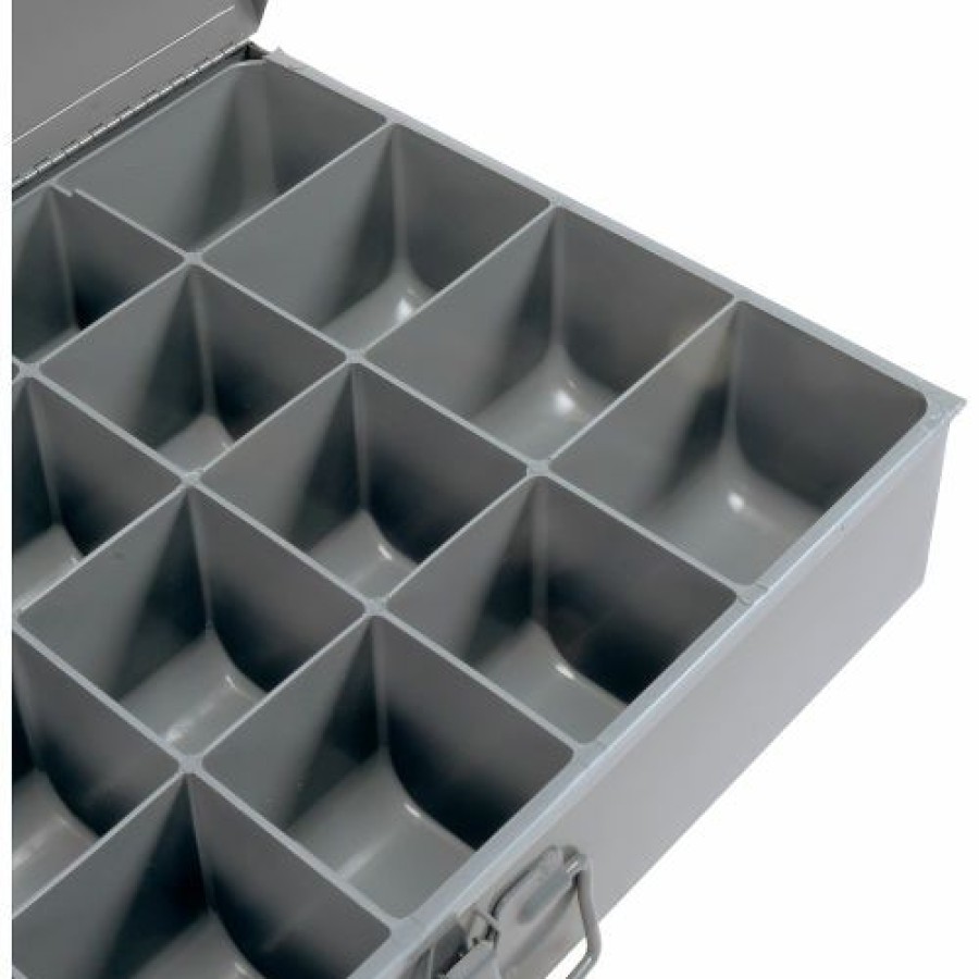 Containers & Organizers * | Durham Mfg. Durham Steel Scoop Compartment Box 102-95 24 Compartments 18 X 12 X 3 Pkg Qty 4