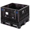 Containers & Organizers * | Orbis Gp4048-34 Bulkpak Folding Bulk Shipping Container 48"L X 40"W X 34"H, 2000 Lb. Cap. Black