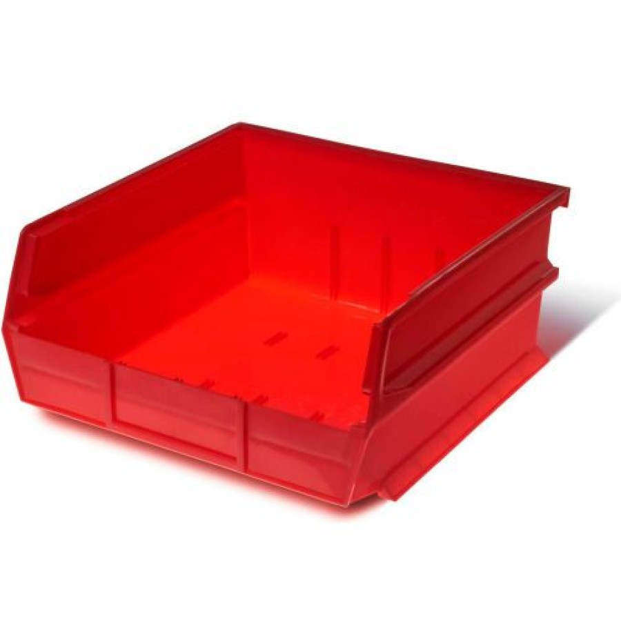 Containers & Organizers * | Triton Products Locbin Wall Storage, 3-235Rws, W/Rails, Large, Red (8 Pc)