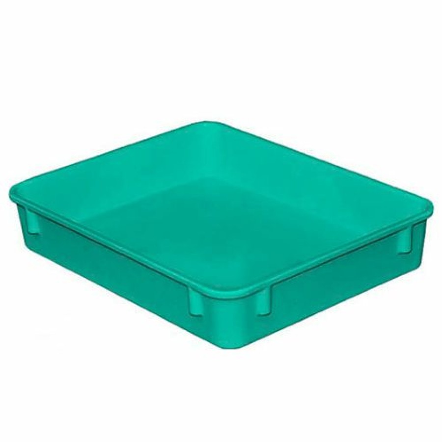 Containers & Organizers * | Mfg Tray Molded Fiberglass Toteline Nesting Tote 930108 12-3/8"L X 9-3/4"W X 2-1/8"H, Green