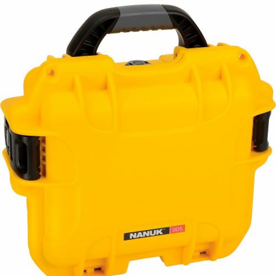 Containers & Organizers * | Nanuk 905 Case W/Padded Divider, 12-1/2"L X 10"W X 6"H, Yellow