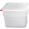 Containers & Organizers * | Araven 91864 Food Storage Container W/Lid, Polycarbonate, 12.6 Qt., Colorclip , Transparent Pkg Qty 6