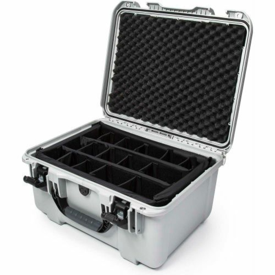 Containers & Organizers * | Nanuk 933 Series Airtight Watertight Case W/Dividers 933-2005 19-7/8"L X 16-1/8"W X 10-1/8"H Silver